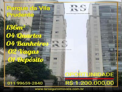 Apartamento 4 Quartos para Venda, em So Paulo, bairro Parque da Vila Prudente, 4 dormitrios, 4 banheiros, 2 sutes, 2 vagas
