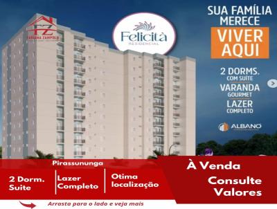 Apartamento para Venda, em Pirassununga, bairro Avenida Painguas, 2 dormitrios, 1 banheiro, 1 sute, 1 vaga