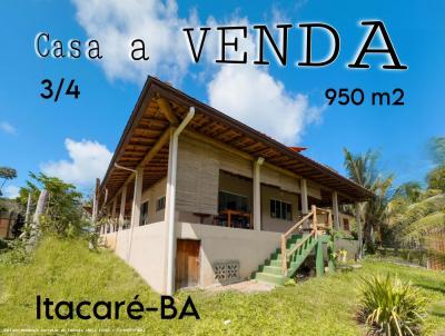 Casa para Venda, em Itacar, bairro 3 KM DO CENTRO DE ITACAR, 3 dormitrios, 2 banheiros, 1 sute, 1 vaga