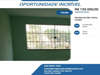 Apartamento para Venda, em Cuiab, bairro Residencial So Carlos