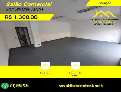 Ponto Comercial para Locao, em Guarulhos, bairro Jardim Santa Emilia, 1 banheiro