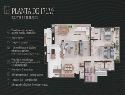 Apartamento para Venda, em Cuiab, bairro Ribeiro do Lipa, 3 dormitrios, 4 banheiros, 3 sutes, 2 vagas