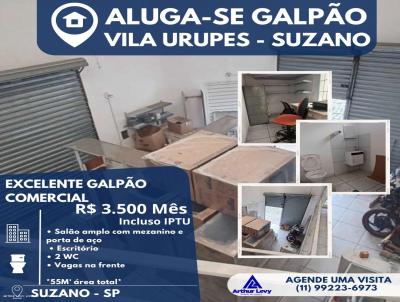 Galpo para Locao, em Suzano, bairro Vila Urupes, 2 banheiros