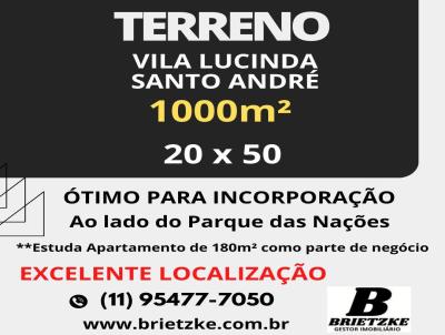 Terreno para Venda, em Santo Andr, bairro Vila Lucinda