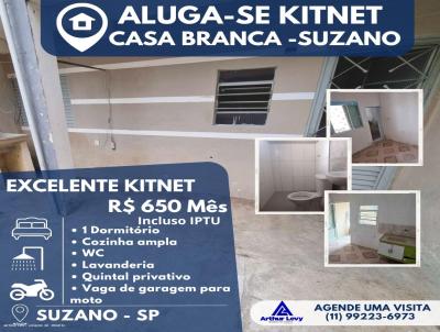 Kitnet para Locao, em Suzano, bairro Jardim Casa Branca, 1 dormitrio, 1 banheiro, 1 vaga