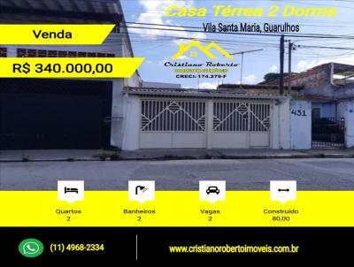 Casa para Venda, em Guarulhos, bairro Vila Santa Maria, 2 dormitrios, 2 banheiros, 2 vagas