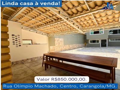 Casa para Venda, em Carangola, bairro Centro, 3 dormitrios, 3 banheiros, 1 sute, 1 vaga