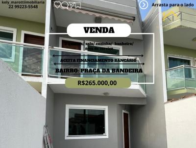 Casa Geminada para Venda, em Araruama, bairro Praa da Bandeira, 2 dormitrios, 2 banheiros, 1 vaga