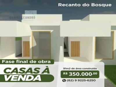 Casa para Venda, em Goinia, bairro Residencial Recanto do Bosque, 3 dormitrios, 2 banheiros, 1 sute, 2 vagas