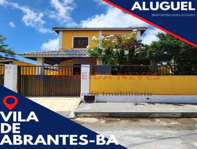 Casa para Locao, em Camaari, bairro Vila de Abrantes (Abrantes), 4 dormitrios, 3 banheiros, 2 sutes, 2 vagas