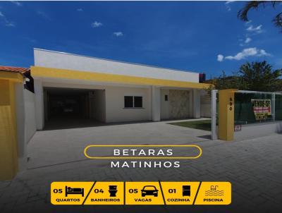 Casa para Venda, em Matinhos, bairro Betaras, 5 dormitrios, 1 banheiro, 2 sutes, 3 vagas