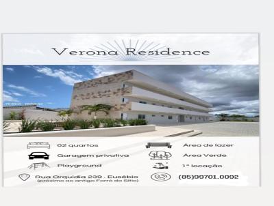 Apartamento para Locação, em Eusébio, bairro Encantada, 2 dormitórios, 1 banheiro, 1 vaga