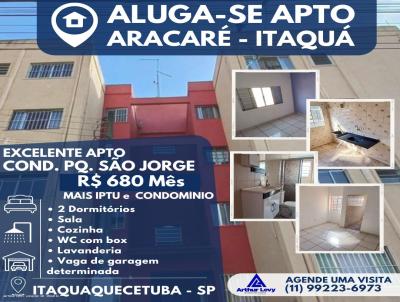 Apartamento para Locao, em Itaquaquecetuba, bairro Vila Miranda, 2 dormitrios, 1 banheiro, 1 vaga