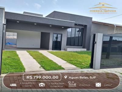Casa para Venda, em So Jos dos Pinhais, bairro Aguas Bellas, 3 dormitrios, 2 banheiros, 1 sute, 2 vagas