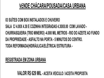 Chcara para Venda, em , bairro Igrejinha, 3 dormitrios, 4 banheiros, 3 sutes, 5 vagas