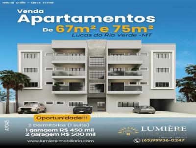 Apartamento 2 dormitrios para Venda, em Lucas do Rio Verde, bairro Menino Deus