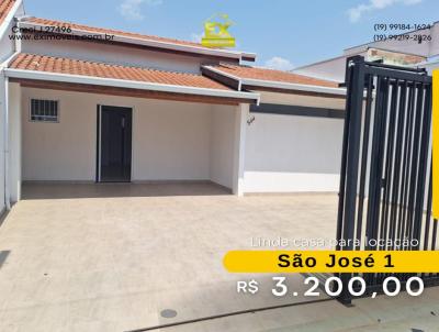 Casa para Locao, em Paulnia, bairro So Jos 1, 3 dormitrios, 2 banheiros, 1 sute, 1 vaga