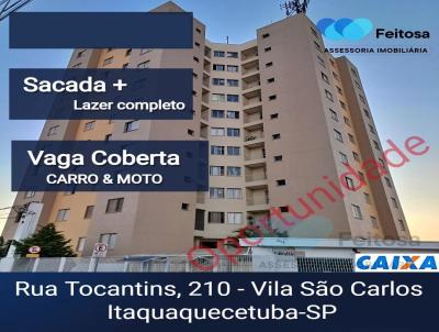 Apartamento para Locao, em Itaquaquecetuba, bairro Vila So Carlos, 2 dormitrios, 1 banheiro, 1 vaga