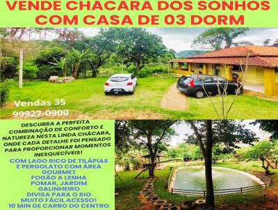Chácara para Venda, em Jacutinga, bairro Ribeirão de SP, 3 dormitórios, 1 banheiro, 5 vagas