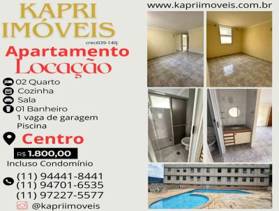 Apartamento para Locao, em Atibaia, bairro Centro, 2 dormitrios, 1 banheiro, 1 vaga