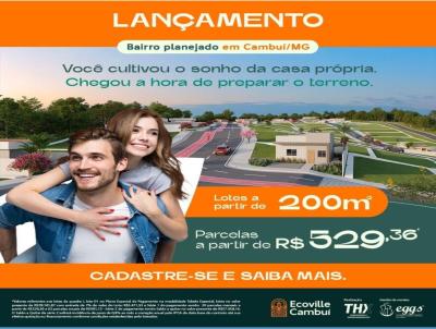 Loteamento para Venda, em Cambu, bairro 