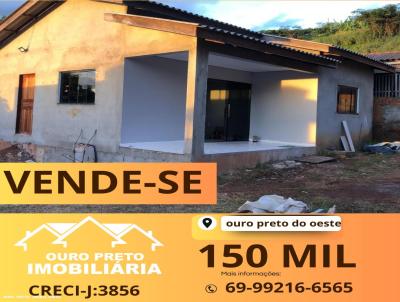 Casa para Venda, em Ouro Preto do Oeste, bairro , 2 dormitrios, 1 banheiro