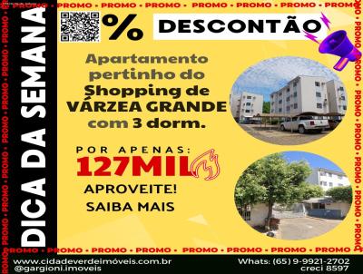 Apartamento para Venda, em Vrzea Grande, bairro Centro-Sul, 3 dormitrios, 1 banheiro, 1 vaga