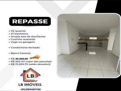 Apartamento para Venda, em Itaitinga, bairro Repasse/Itaitinga, 2 dormitrios, 1 banheiro, 1 vaga