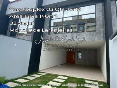 Duplex para Venda, em Serra, bairro Morada de Laranjeiras, 3 dormitrios, 2 banheiros, 1 sute, 2 vagas