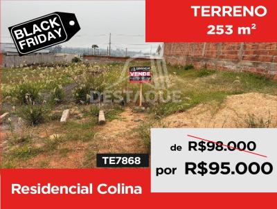 Terreno para Venda, em Santo Anastcio, bairro Parque Residencial Colina