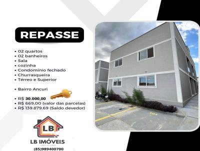 Apartamento para Venda, em Fortaleza, bairro Repasse/Ancuri, 2 dormitrios, 2 banheiros