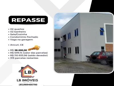 Apartamento para Venda, em Fortaleza, bairro Repasse/Ancuri, 2 dormitrios, 2 banheiros, 1 vaga