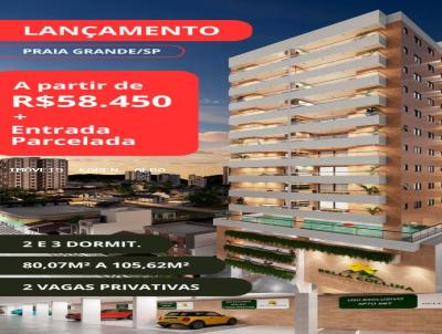 Edifício Residencial para Venda, em Praia Grande, bairro Boqueirão, 2 dormitórios, 2 banheiros, 1 suíte, 2 vagas