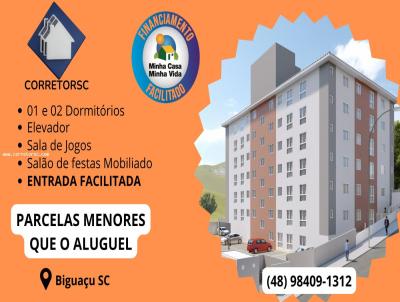 Apartamento para Venda, em Biguau, bairro Centro, 2 dormitrios, 1 banheiro, 1 vaga