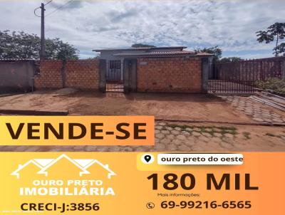 Casa para Venda, em Ouro Preto do Oeste, bairro COLINA PARK, 3 dormitrios, 1 banheiro