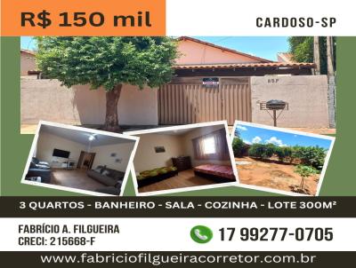 Casa para Venda, em Cardoso, bairro Jd do Lago, 3 dormitrios, 1 banheiro, 2 vagas