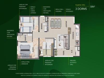 Apartamento para Venda, em Guarulhos, bairro Centro, 3 dormitórios, 2 banheiros, 1 suíte, 1 vaga