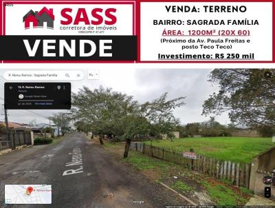 Terreno para Venda, em , bairro Sagrada Famlia