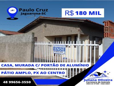 Casa para Venda, em Jaguaruna, bairro PAULO CRUZ, 2 dormitrios, 1 banheiro