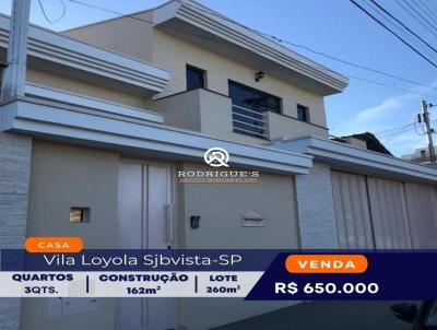 Casa para Venda, em So Joo da Boa Vista, bairro Vila Loyola, 3 dormitrios, 2 banheiros, 1 sute, 2 vagas