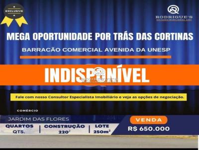 Comercial para Venda, em So Joo da Boa Vista, bairro Avenida da Unesp, 2 banheiros