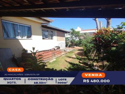 Casa para Venda, em So Joo da Boa Vista, bairro Jardim Magalhes, 3 dormitrios, 1 banheiro, 1 vaga