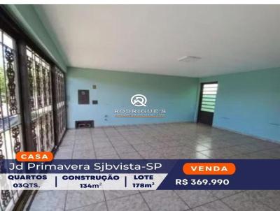 Casa para Venda, em So Joo da Boa Vista, bairro Jardim Primavera, 3 dormitrios, 2 banheiros, 2 vagas