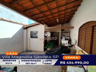 Casa para Venda, em So Joo da Boa Vista, bairro Vila Magnlia, 3 dormitrios, 2 banheiros, 1 vaga