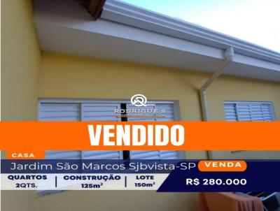 Casa para Venda, em So Joo da Boa Vista, bairro So Marcos, 2 dormitrios, 2 banheiros, 1 sute, 3 vagas