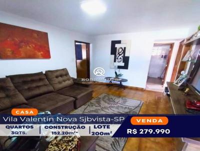 Casa para Venda, em So Joo da Boa Vista, bairro Vila Valentin Nova, 3 dormitrios, 2 banheiros, 4 vagas