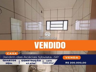 Casa para Venda, em So Joo da Boa Vista, bairro Jardim das Accias, 2 dormitrios, 1 banheiro, 2 vagas