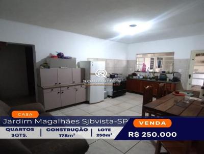 Casa para Venda, em So Joo da Boa Vista, bairro Jardim Magalhes, 3 dormitrios, 2 banheiros, 3 vagas