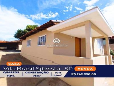 Casa para Venda, em So Joo da Boa Vista, bairro Vila Brasil, 3 dormitrios, 1 banheiro, 6 vagas