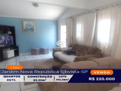 Casa para Venda, em So Joo da Boa Vista, bairro Jardim Nova Repblica, 2 dormitrios, 1 banheiro, 1 vaga